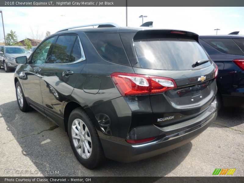 Nightfall Gray Metallic / Jet Black 2018 Chevrolet Equinox LT