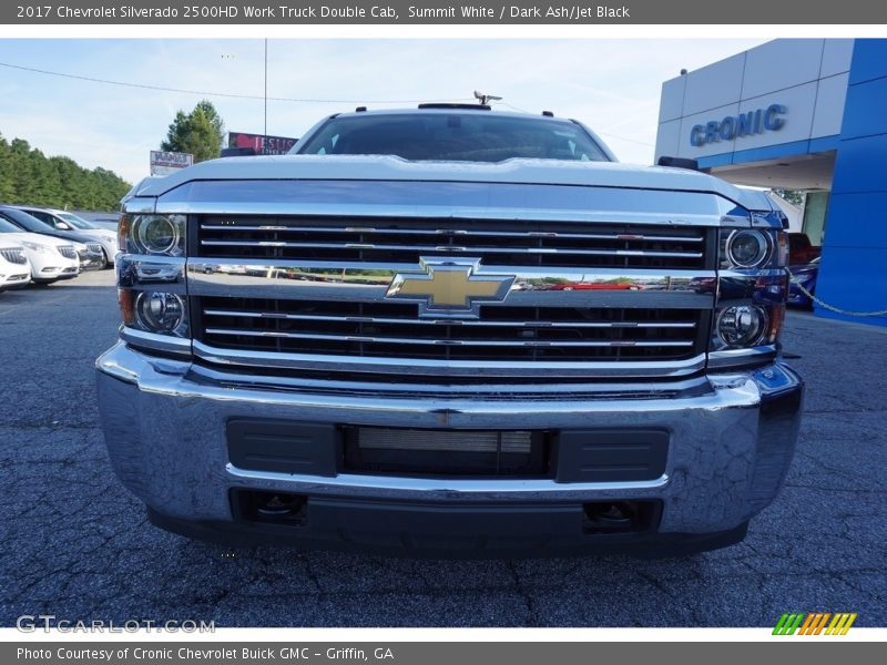 Summit White / Dark Ash/Jet Black 2017 Chevrolet Silverado 2500HD Work Truck Double Cab