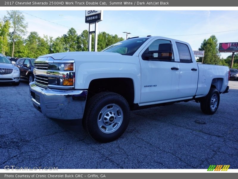 Summit White / Dark Ash/Jet Black 2017 Chevrolet Silverado 2500HD Work Truck Double Cab