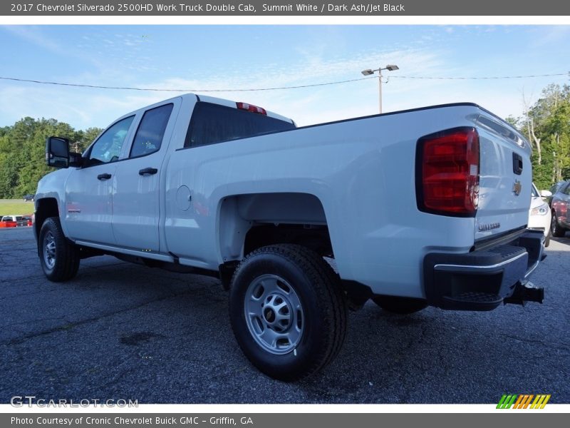 Summit White / Dark Ash/Jet Black 2017 Chevrolet Silverado 2500HD Work Truck Double Cab