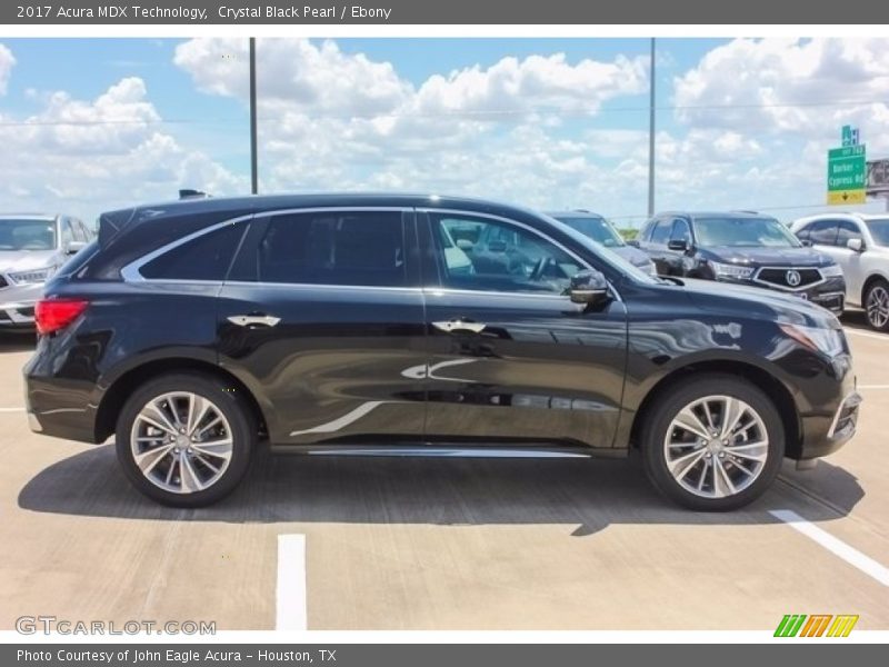 Crystal Black Pearl / Ebony 2017 Acura MDX Technology