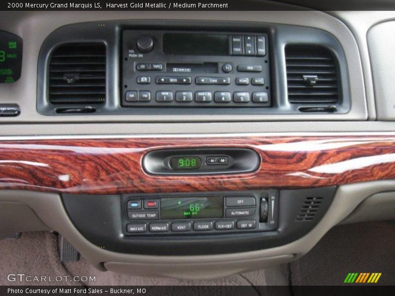 Harvest Gold Metallic / Medium Parchment 2000 Mercury Grand Marquis LS