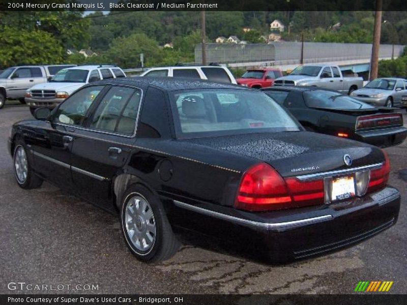 Black Clearcoat / Medium Parchment 2004 Mercury Grand Marquis LS