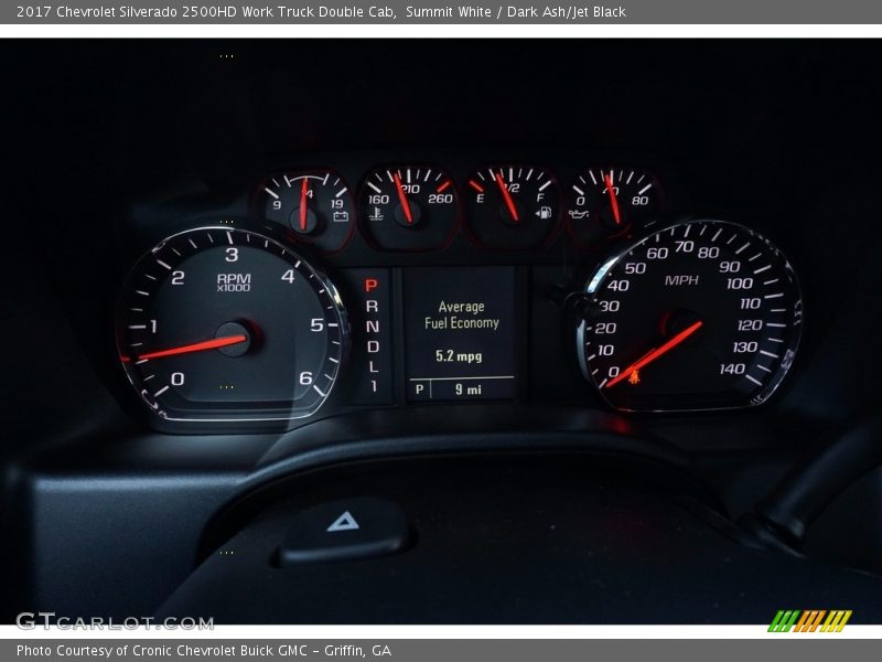 Summit White / Dark Ash/Jet Black 2017 Chevrolet Silverado 2500HD Work Truck Double Cab