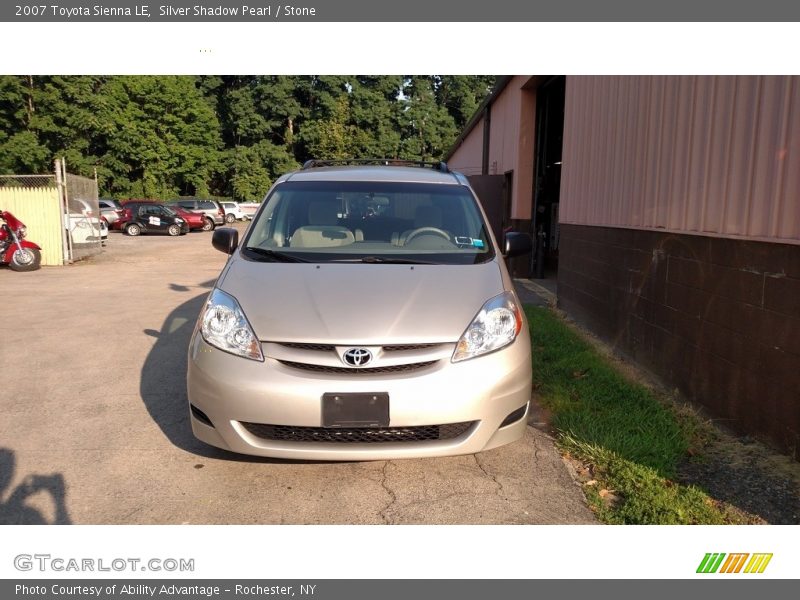 Silver Shadow Pearl / Stone 2007 Toyota Sienna LE
