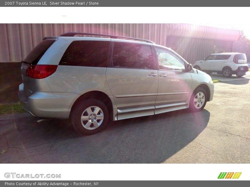 Silver Shadow Pearl / Stone 2007 Toyota Sienna LE