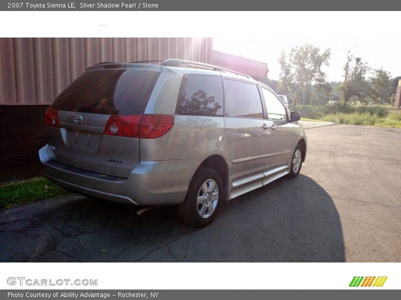 Silver Shadow Pearl / Stone 2007 Toyota Sienna LE