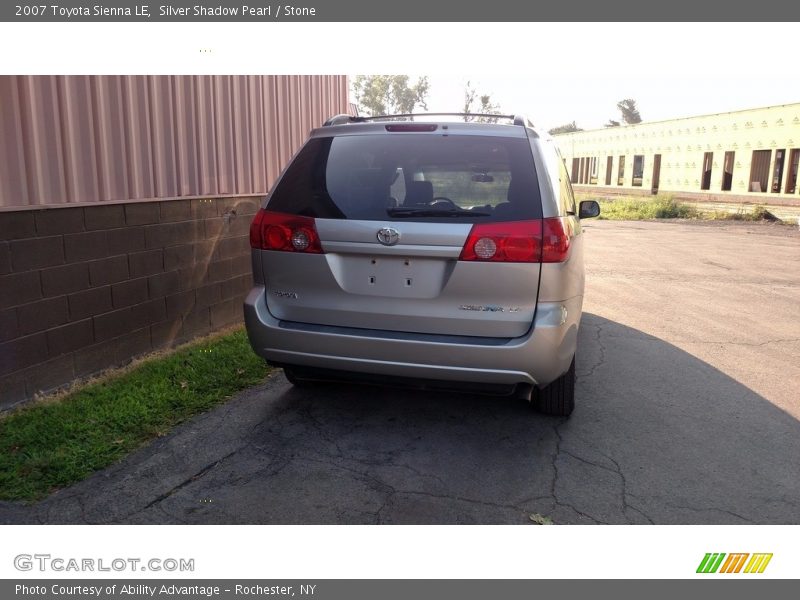 Silver Shadow Pearl / Stone 2007 Toyota Sienna LE
