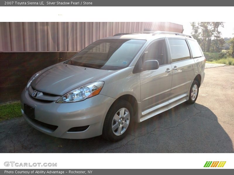 Silver Shadow Pearl / Stone 2007 Toyota Sienna LE
