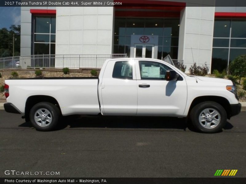 Super White / Graphite 2017 Toyota Tundra SR Double Cab 4x4