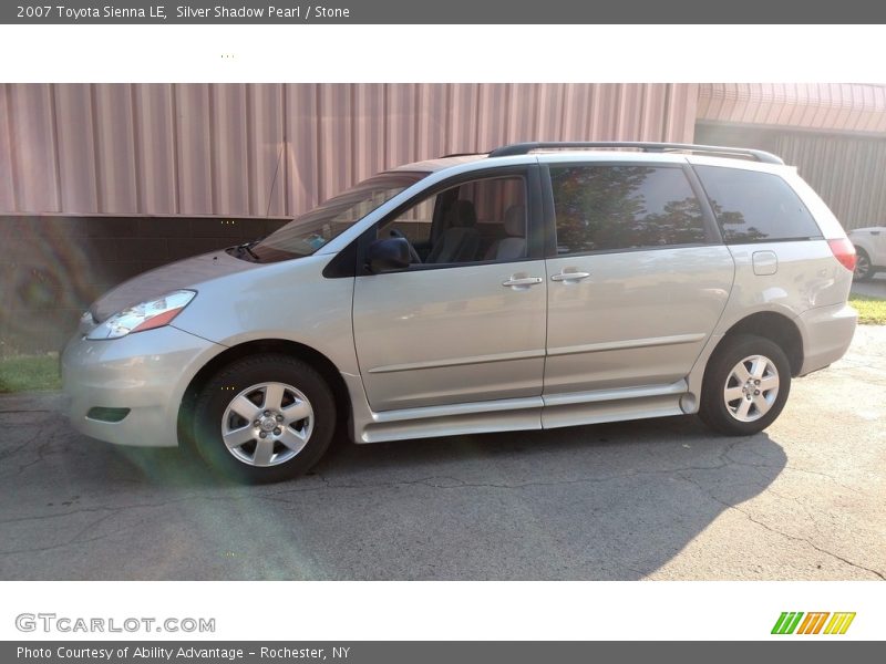 Silver Shadow Pearl / Stone 2007 Toyota Sienna LE