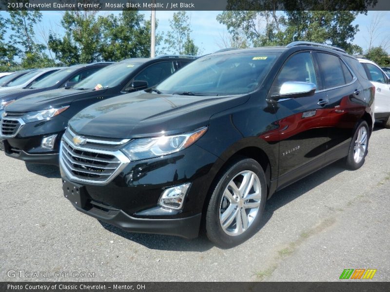 Mosaic Black Metallic / Jet Black 2018 Chevrolet Equinox Premier