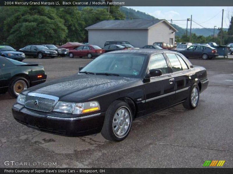 Black Clearcoat / Medium Parchment 2004 Mercury Grand Marquis LS