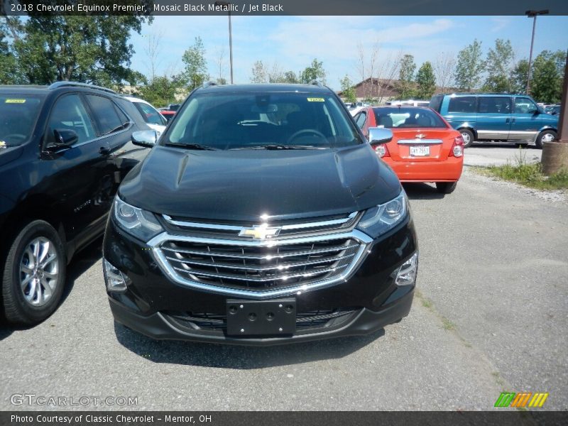 Mosaic Black Metallic / Jet Black 2018 Chevrolet Equinox Premier