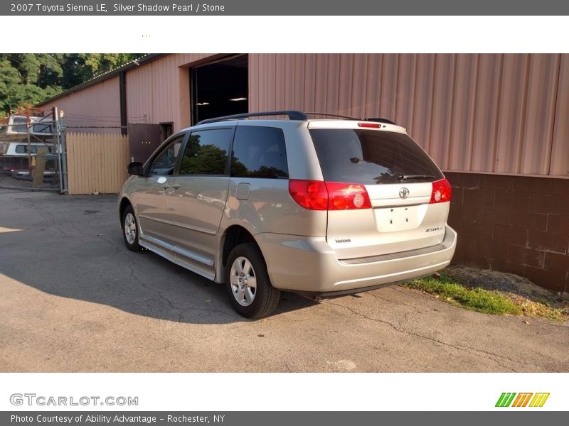 Silver Shadow Pearl / Stone 2007 Toyota Sienna LE