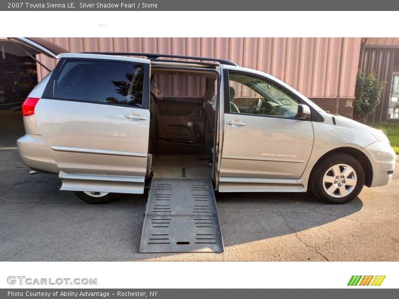 Silver Shadow Pearl / Stone 2007 Toyota Sienna LE