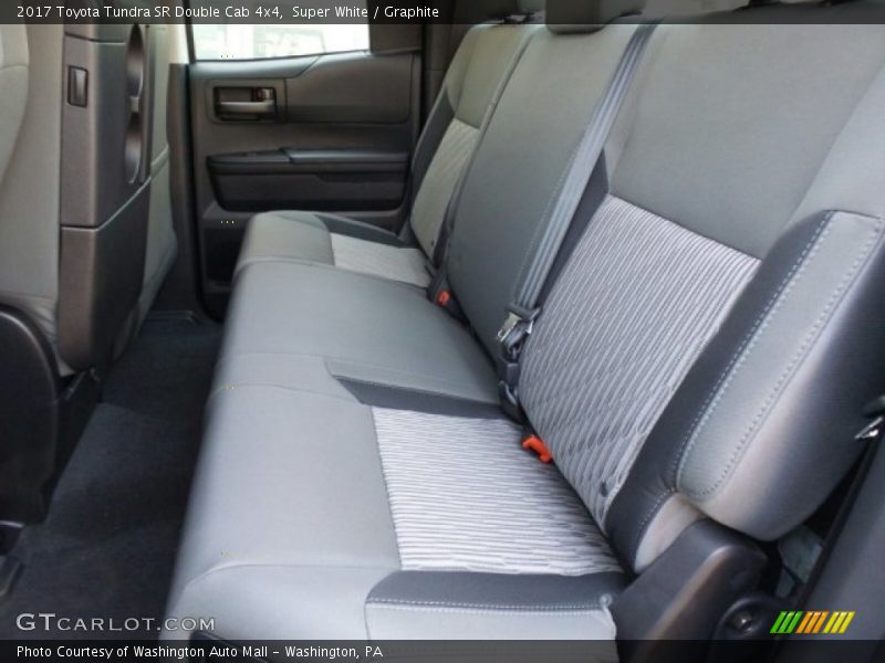Super White / Graphite 2017 Toyota Tundra SR Double Cab 4x4