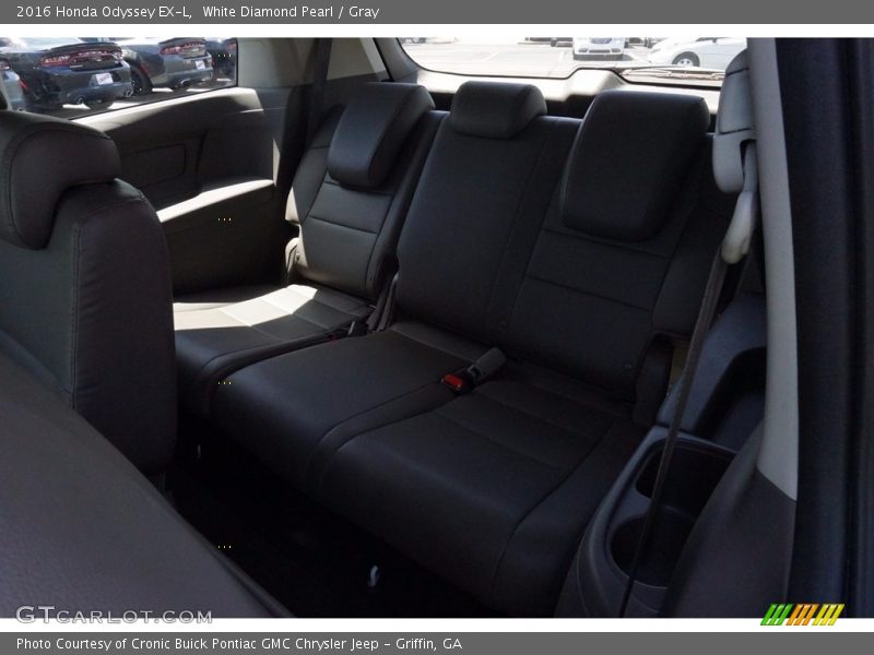 White Diamond Pearl / Gray 2016 Honda Odyssey EX-L