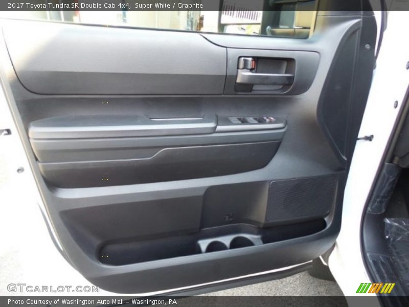 Super White / Graphite 2017 Toyota Tundra SR Double Cab 4x4