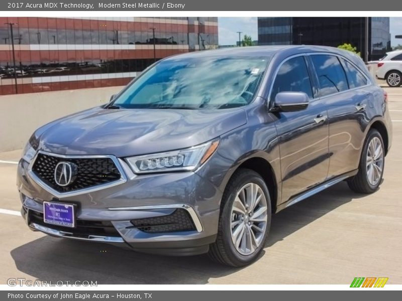 Modern Steel Metallic / Ebony 2017 Acura MDX Technology