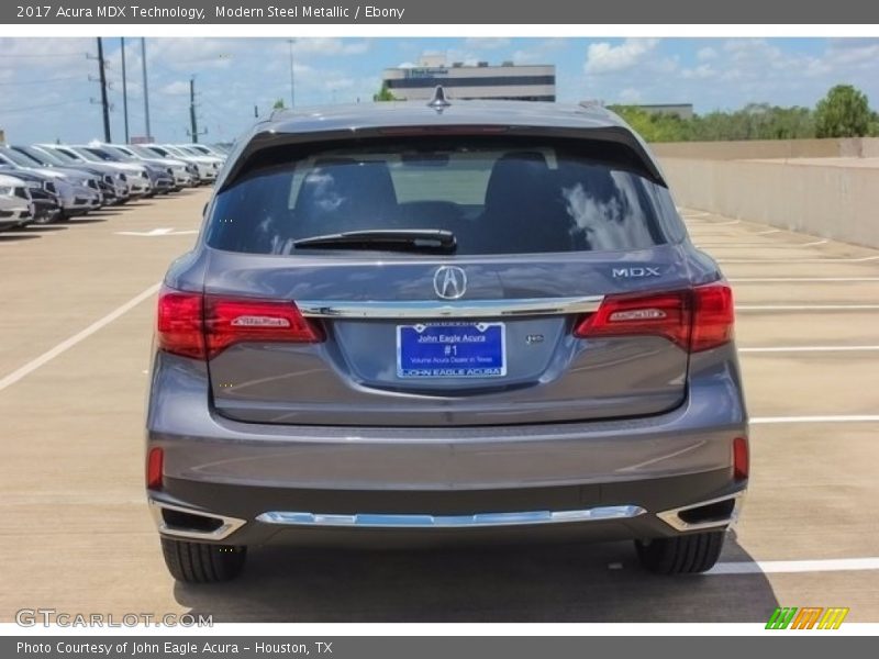 Modern Steel Metallic / Ebony 2017 Acura MDX Technology