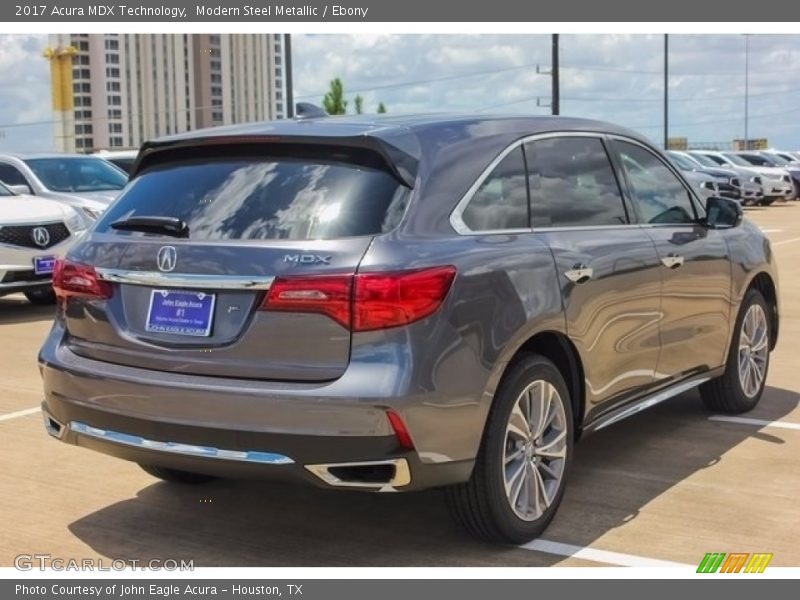 Modern Steel Metallic / Ebony 2017 Acura MDX Technology