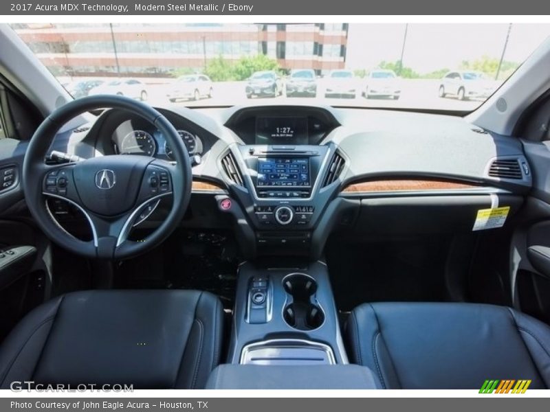 Modern Steel Metallic / Ebony 2017 Acura MDX Technology