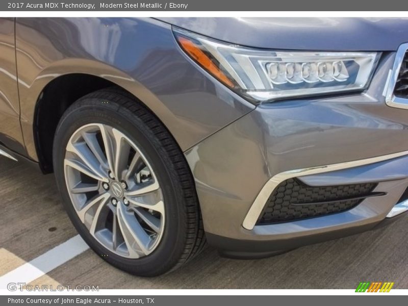 Modern Steel Metallic / Ebony 2017 Acura MDX Technology