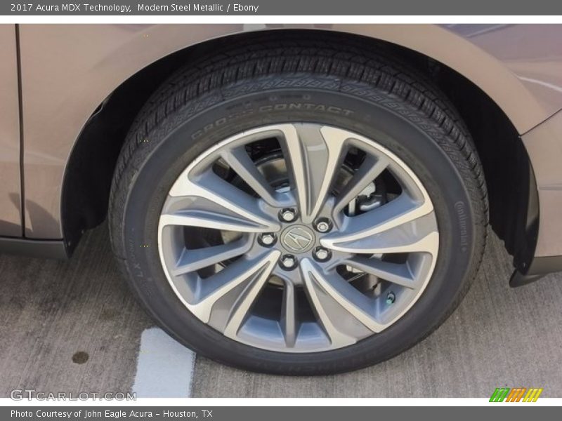 Modern Steel Metallic / Ebony 2017 Acura MDX Technology