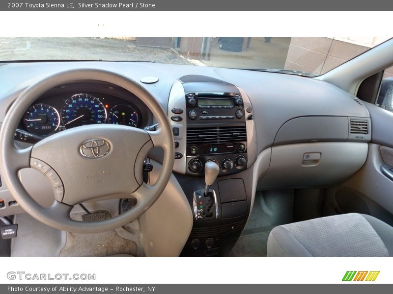 Silver Shadow Pearl / Stone 2007 Toyota Sienna LE