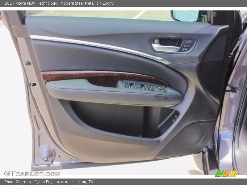 Modern Steel Metallic / Ebony 2017 Acura MDX Technology