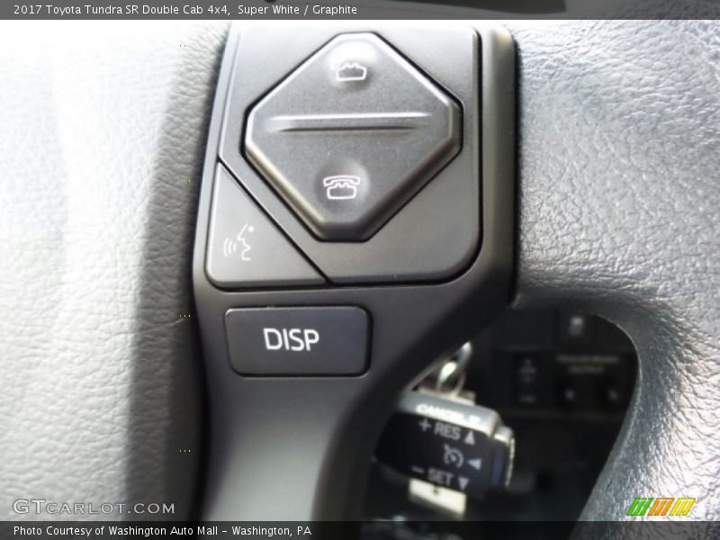 Super White / Graphite 2017 Toyota Tundra SR Double Cab 4x4