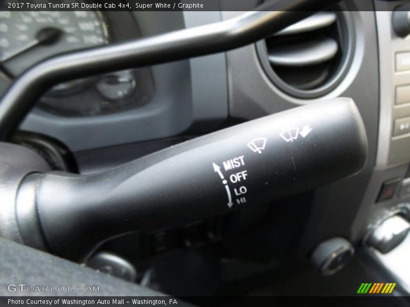Super White / Graphite 2017 Toyota Tundra SR Double Cab 4x4