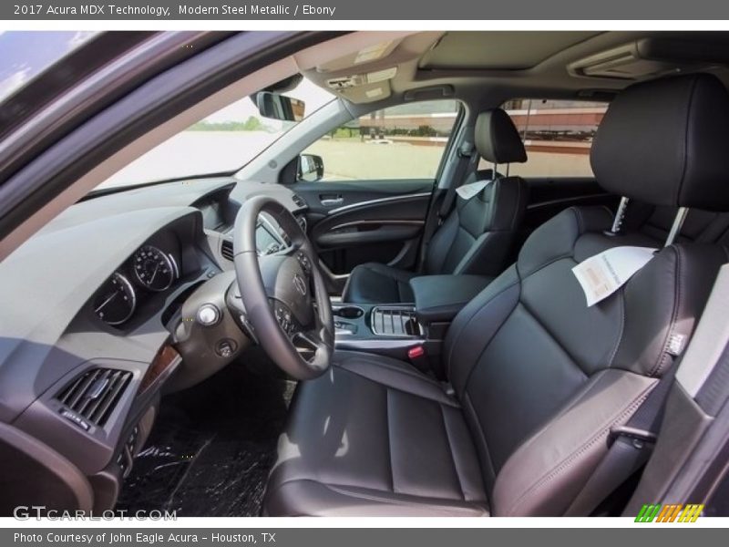 Modern Steel Metallic / Ebony 2017 Acura MDX Technology