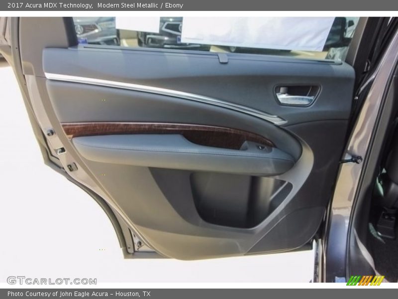 Modern Steel Metallic / Ebony 2017 Acura MDX Technology