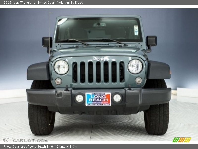 Anvil / Black 2015 Jeep Wrangler Unlimited Sport 4x4