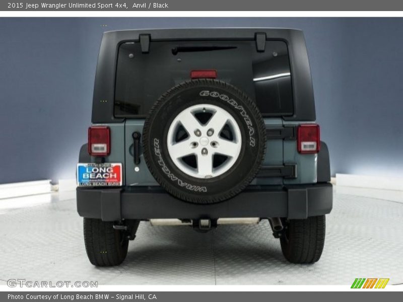 Anvil / Black 2015 Jeep Wrangler Unlimited Sport 4x4