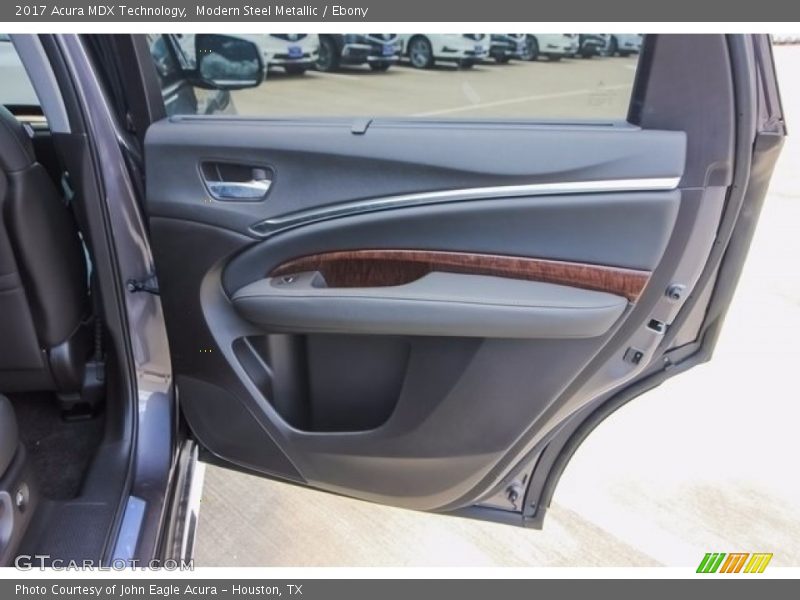 Modern Steel Metallic / Ebony 2017 Acura MDX Technology