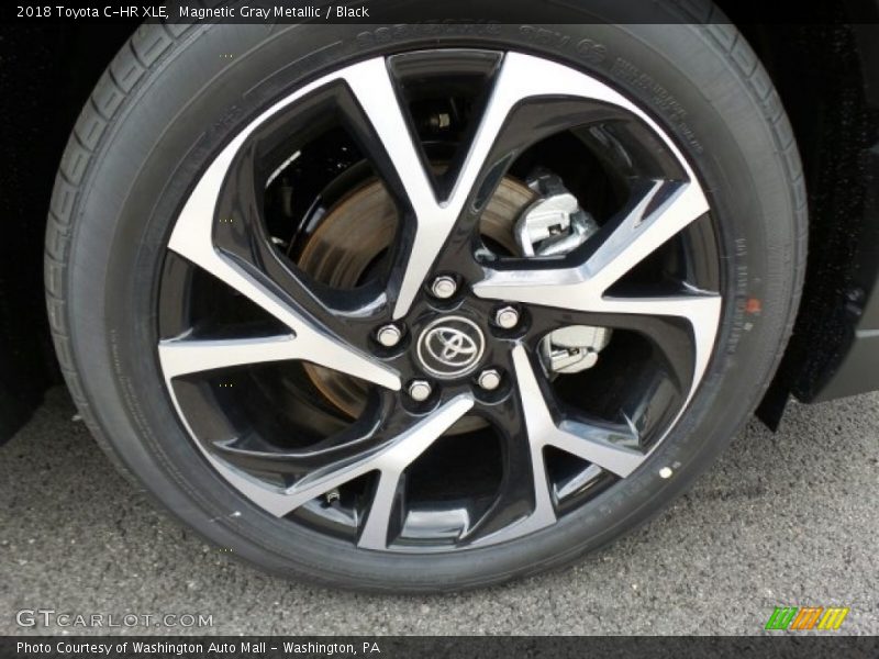 Magnetic Gray Metallic / Black 2018 Toyota C-HR XLE