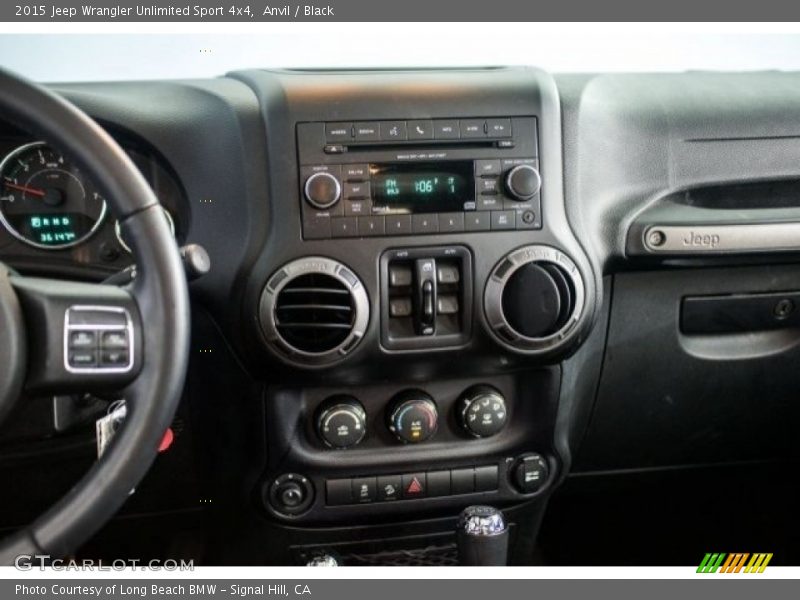 Anvil / Black 2015 Jeep Wrangler Unlimited Sport 4x4