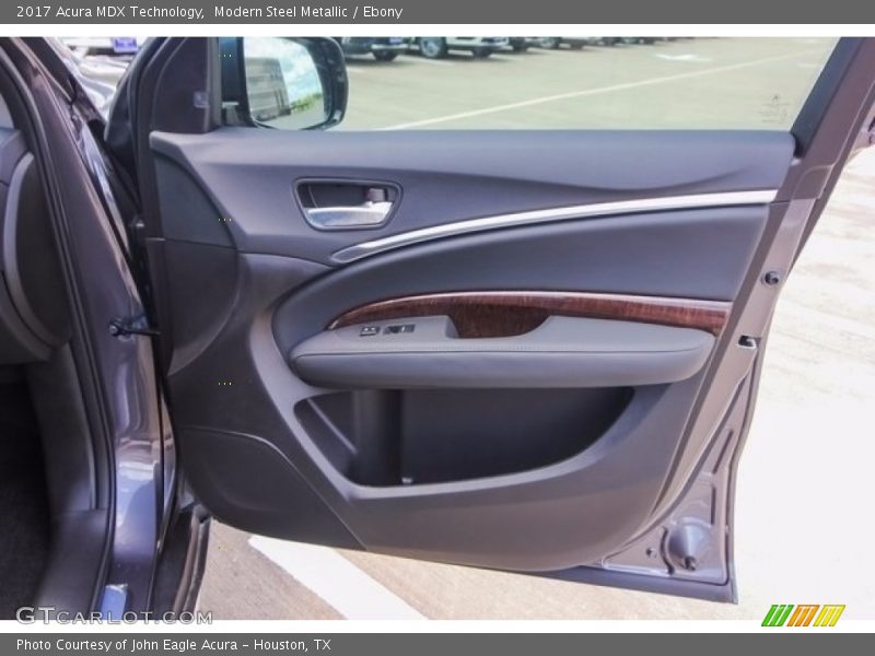 Modern Steel Metallic / Ebony 2017 Acura MDX Technology