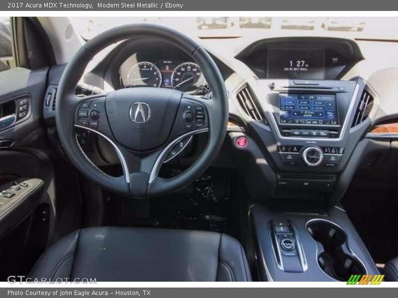 Modern Steel Metallic / Ebony 2017 Acura MDX Technology