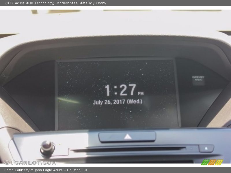 Modern Steel Metallic / Ebony 2017 Acura MDX Technology
