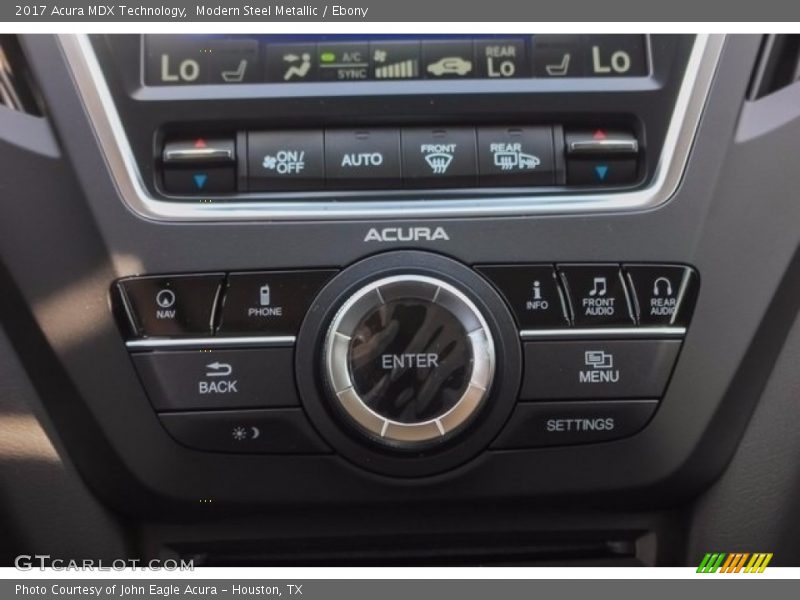 Modern Steel Metallic / Ebony 2017 Acura MDX Technology