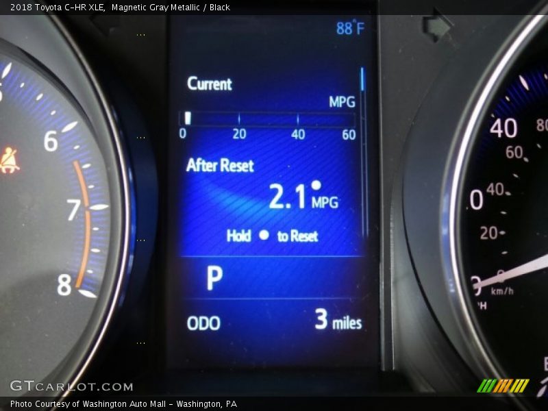 Magnetic Gray Metallic / Black 2018 Toyota C-HR XLE