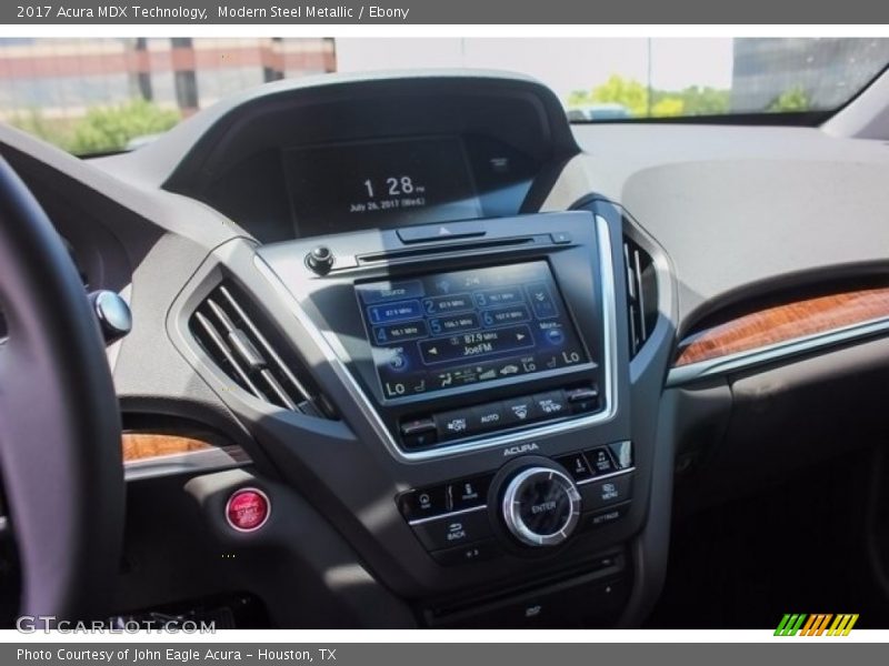 Modern Steel Metallic / Ebony 2017 Acura MDX Technology