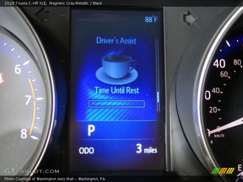 Magnetic Gray Metallic / Black 2018 Toyota C-HR XLE