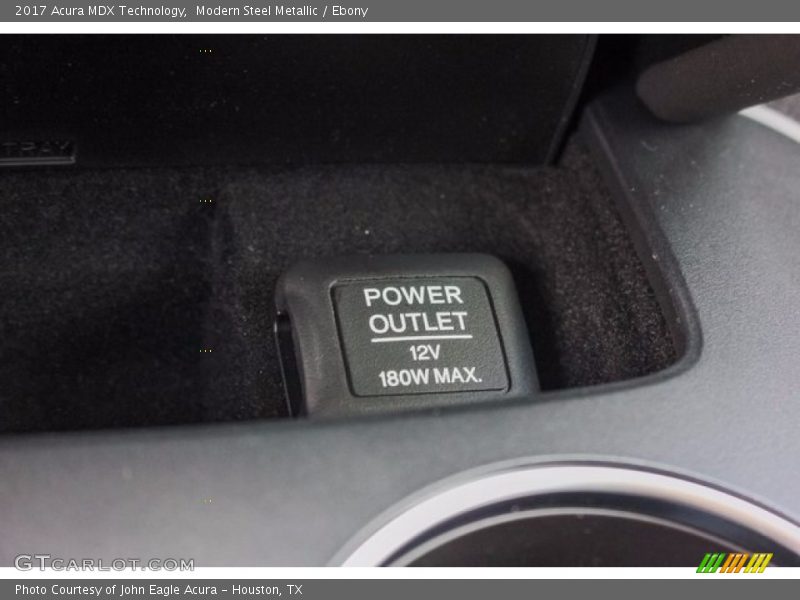 Modern Steel Metallic / Ebony 2017 Acura MDX Technology