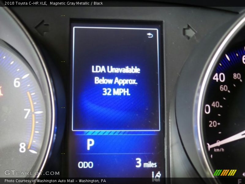Magnetic Gray Metallic / Black 2018 Toyota C-HR XLE