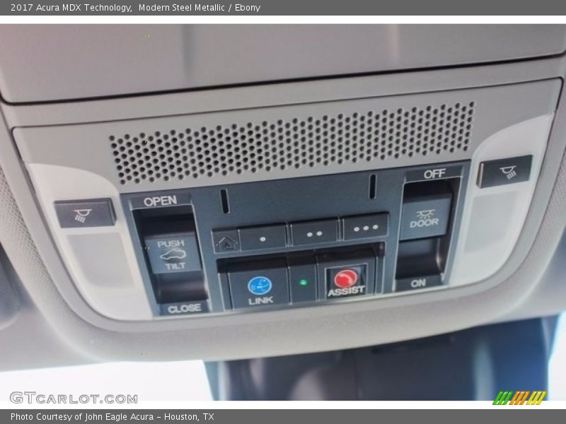 Modern Steel Metallic / Ebony 2017 Acura MDX Technology